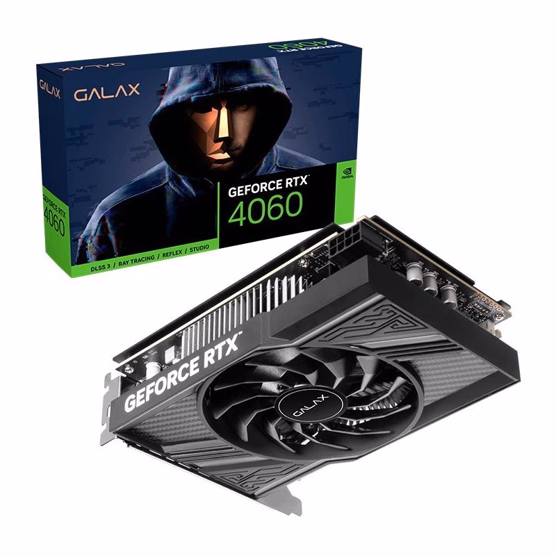 Placa de Video Galax GeForce RTX 4060 1-Click OC 1X, 8GB GDDR6, 128-bit, 46NSL8MD8ZOC - Imagem 2