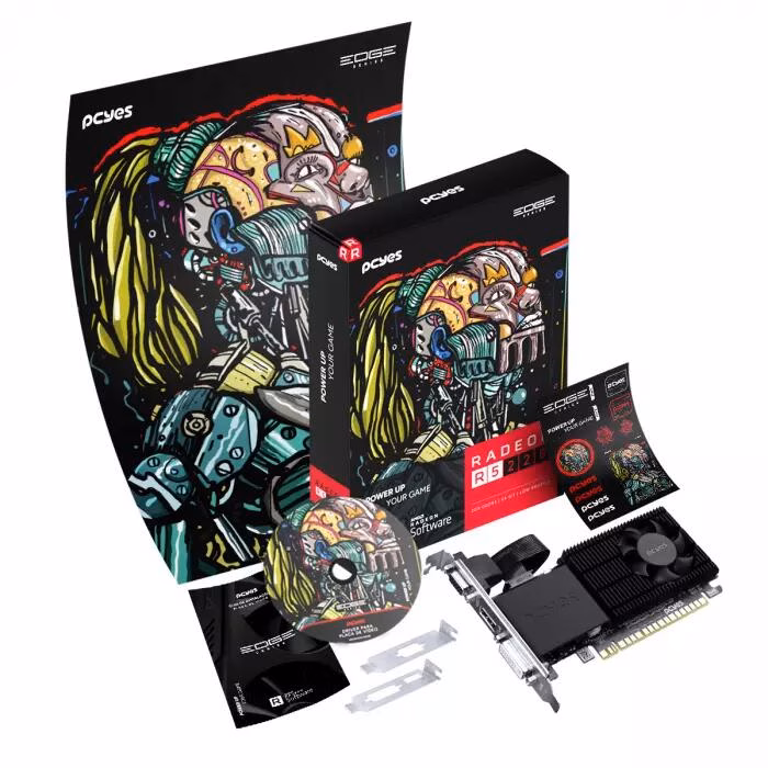 Placa De Video AMD Radeon R5 220, 2GB DDR3, 64 BITS, Low Profile, Single Fan - PPER5DR3LPBR - Imagem 5
