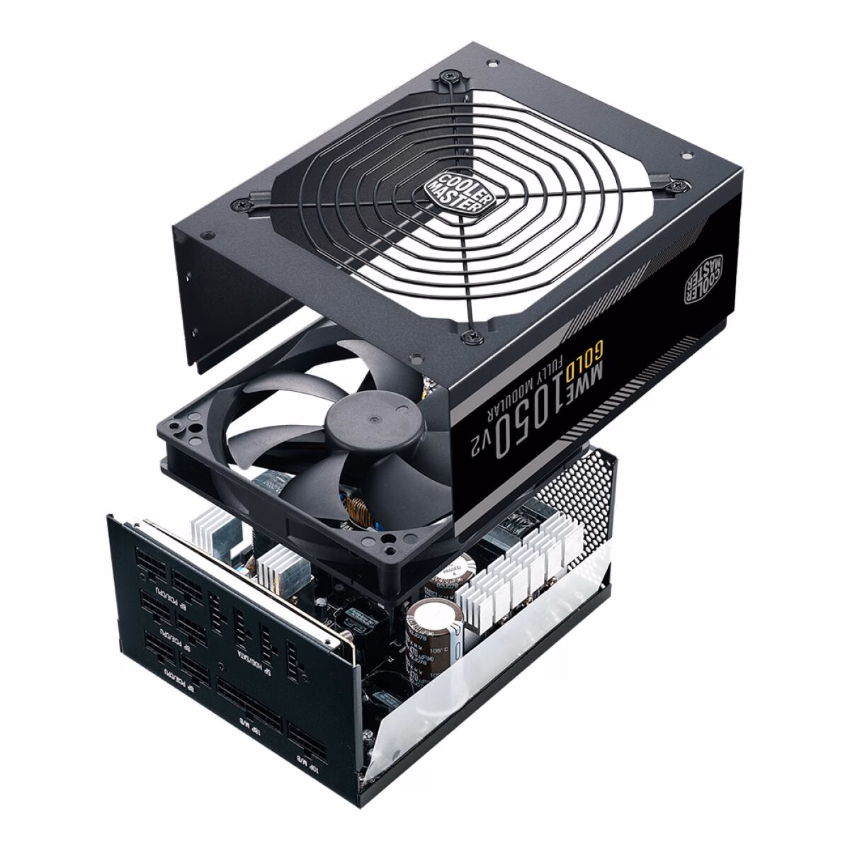 Fonte Cooler Master MWE 1050W V2, 80 Plus Gold, PFC Ativo, Full Modular, MPE-A501-AFCAG-3WO - Imagem 3