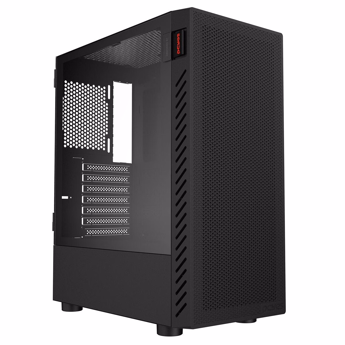 Gabinete Gamer PCYes Bolter Black Vulcan, Mid-Tower, Lateral de Vidro, GBBVPBR - Imagem 2