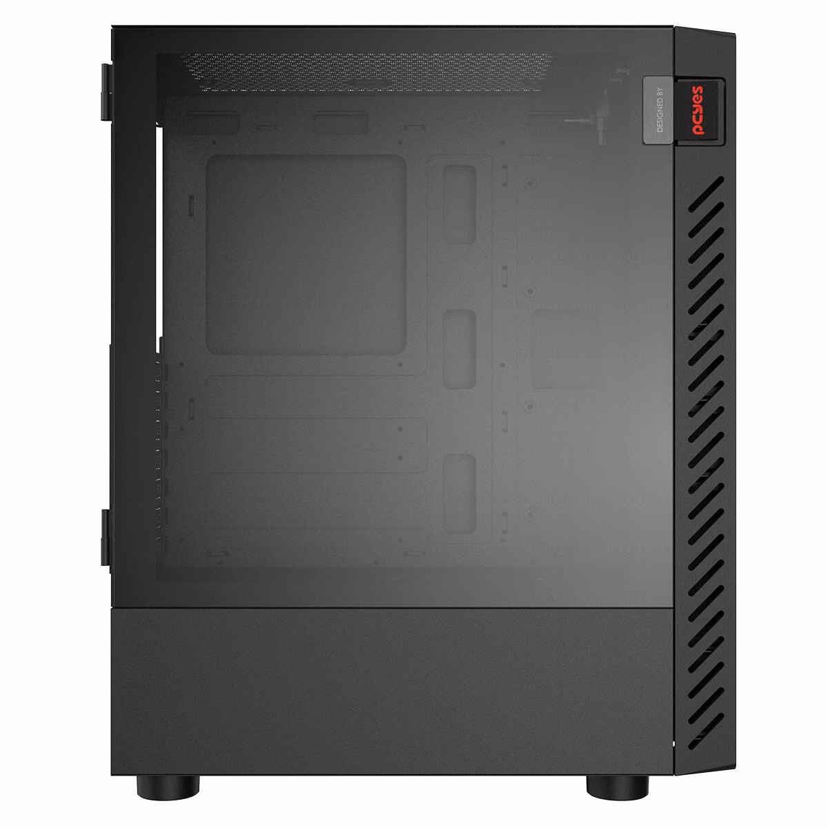 Gabinete Gamer PCYes Bolter Black Vulcan, Mid-Tower, Lateral de Vidro, GBBVPBR - Imagem 6
