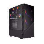Gabinete Gamer PCYes, Set Black Ghost, Lateral Em Vidro, GSBVPBR