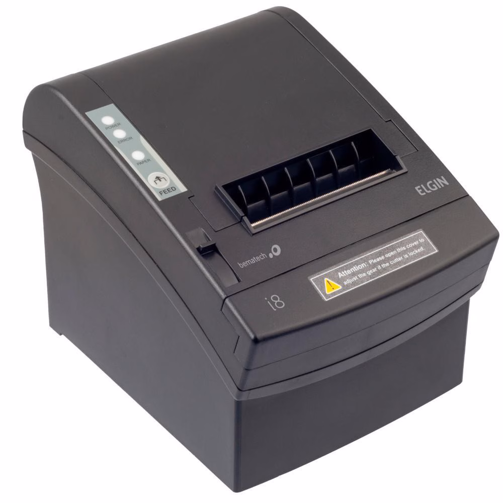 Impressora Términa Não Fiscal Elgin I8, Serial, USB, Ethernet, Bivolt, Guilhotina, 46I8USECKD00 - Imagem 2