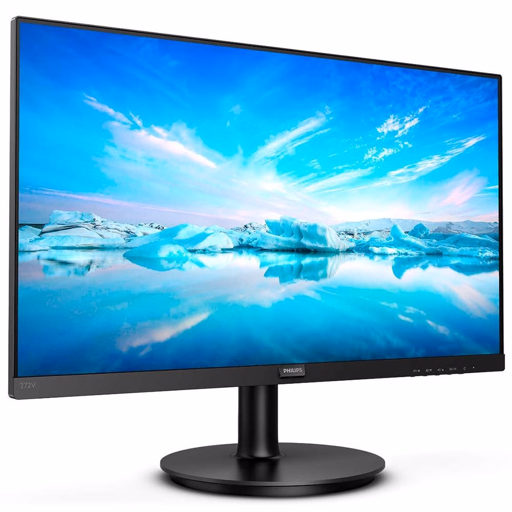 Monitor Philips 27'' IPS, Full HD, HDMI, DisplayPort, VGA, VESA, Adaptive Sync, 272V8A - Imagem 2