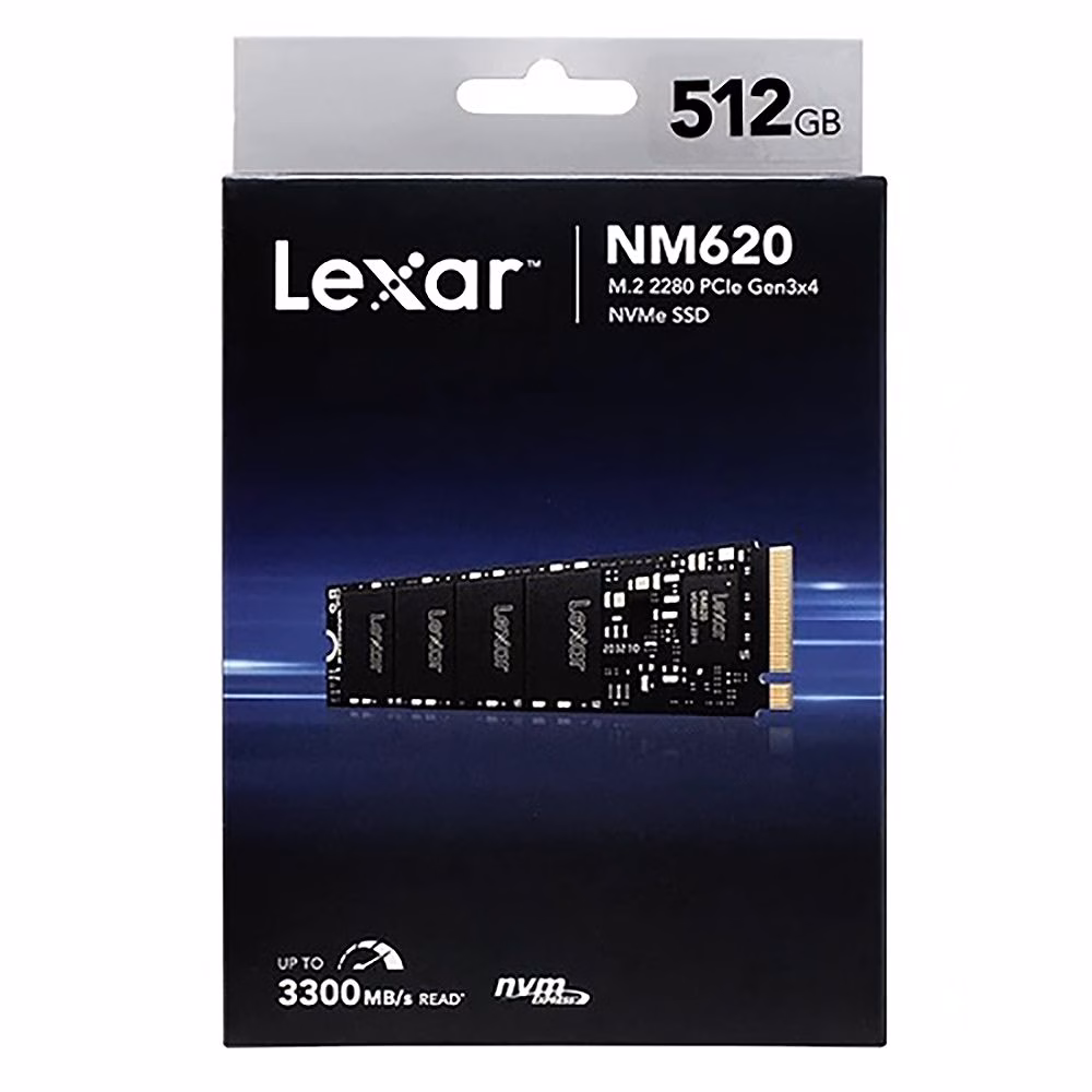 SSD Lexar NM620 512GB, M.2 2280, PCIe Gen3x4 NVMe - LNM620X512G-RNNNU - Imagem 3