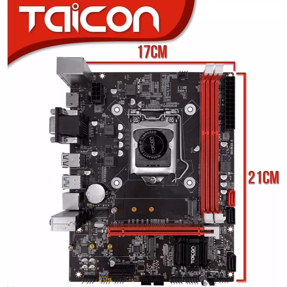 Placa Mãe TAICON B85, DDR3, LGA 1150, 4 Geração - Imagem 3