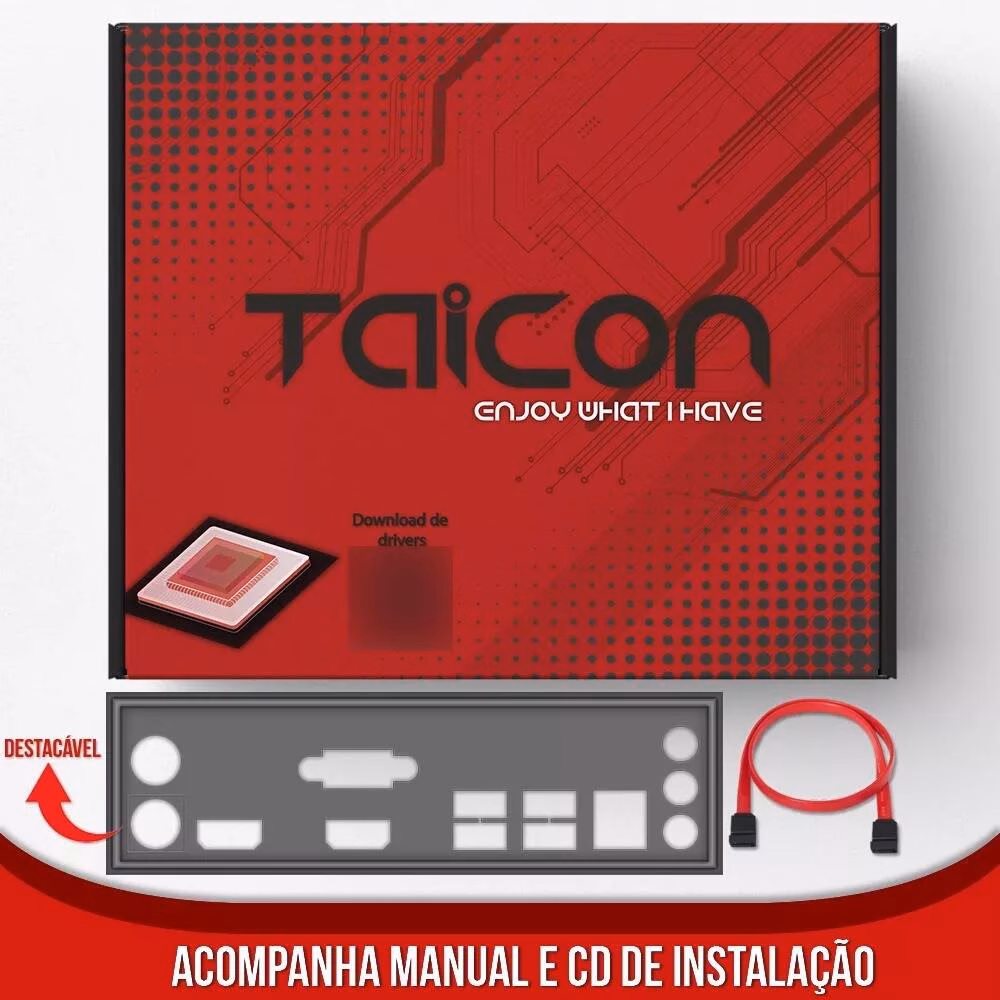 Placa Mãe TAICON B85, DDR3, LGA 1150, 4 Geração - Imagem 5