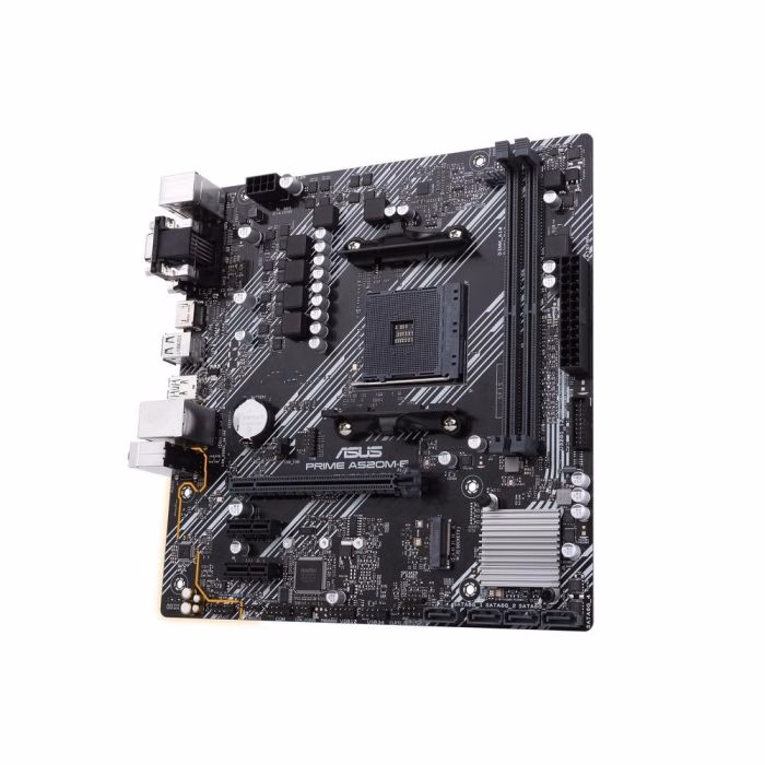 Placa Mãe AM4 M-ATX Asus Prime A520M-E DDR4 HDMI/VGA c/ Slot M.2 90MB1510-C1BAY0