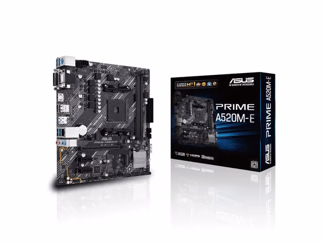 Placa Mãe AM4 M-ATX Asus Prime A520M-E DDR4 HDMI/VGA c/ Slot M.2 90MB1510-C1BAY0 - Imagem 3