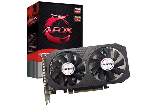 Placa de Vídeo AMD Afox Radeon RX 550 4GB GDDR5 128 Bits - AFRX550-4096D5H4-V6