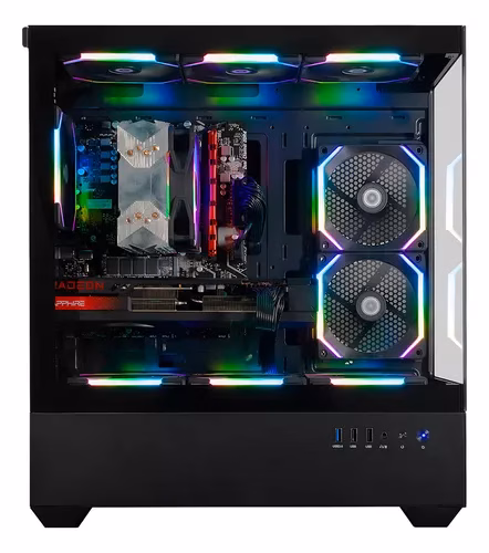 Gabinete Redragon Reflect Flow Preto Ca-606b Redragon - Imagem 7