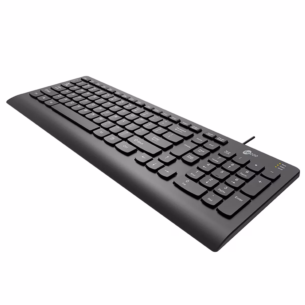 Teclado Lecoo, USB, ABNT2, Preto - KB103 - Imagem 2