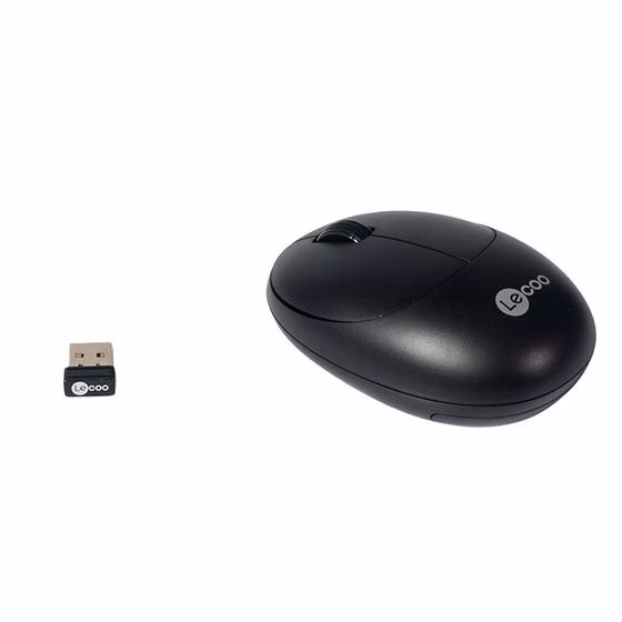 Teclado e Mouse Sem Fio Lenovo Lecoo KW204 Preto - ABNT2 - Imagem 3