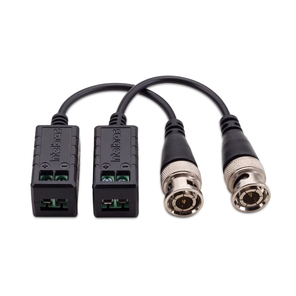 Par de Transformador Balun Passivo de Vídeo VB 301 P Intelbras