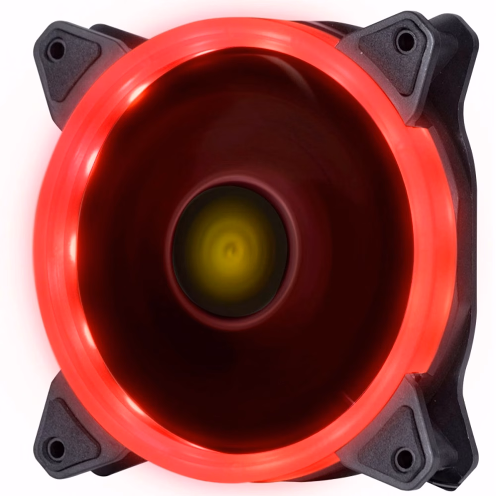 Cooler FAN Vinik VX Gaming V.RING, 120x120mm, LED, Para Gabinete, Vermelho