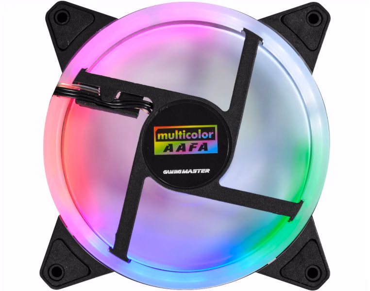 Cooler Fan K-Mex AA-FAF1, Rainbow, 120mm, Preto - Imagem 3