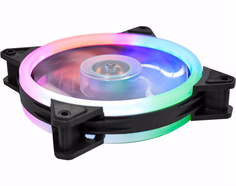 Cooler Fan K-Mex AA-FAF1, Rainbow, 120mm, Preto - Imagem 2