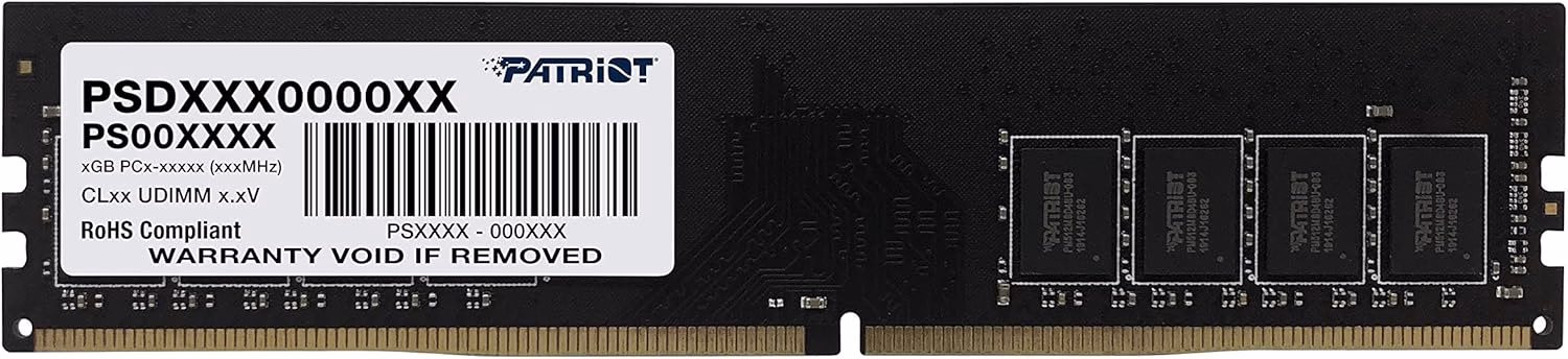 Memória Patriot Signature Line, 16GB, 3200MHz, DDR4, CL22, 1.2V - PSD416G320081