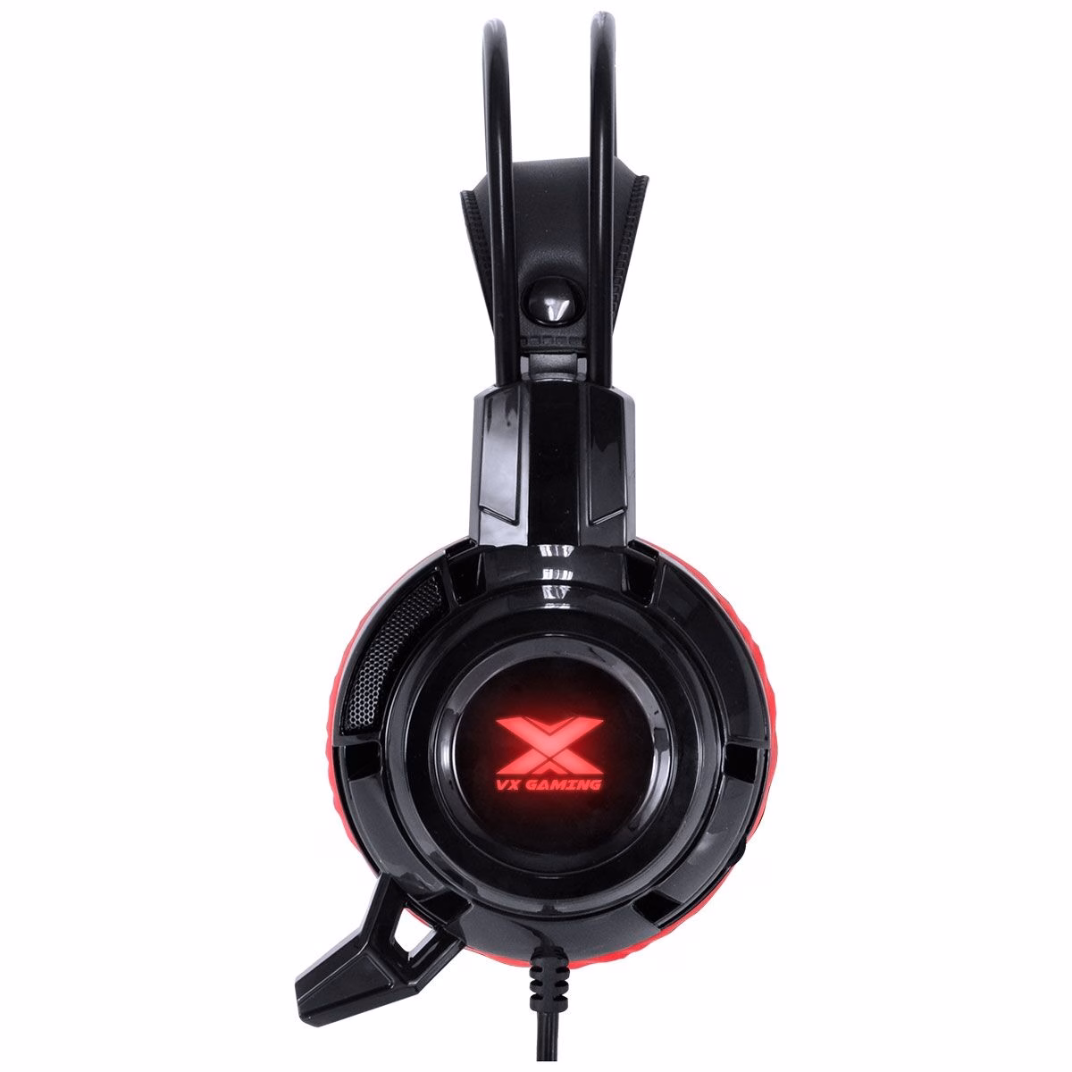 Headset Vx Gaming Vinik Taranis V2 P2 Com Microfone Cor Preto Cor Da Luz Vermelho - Imagem 9