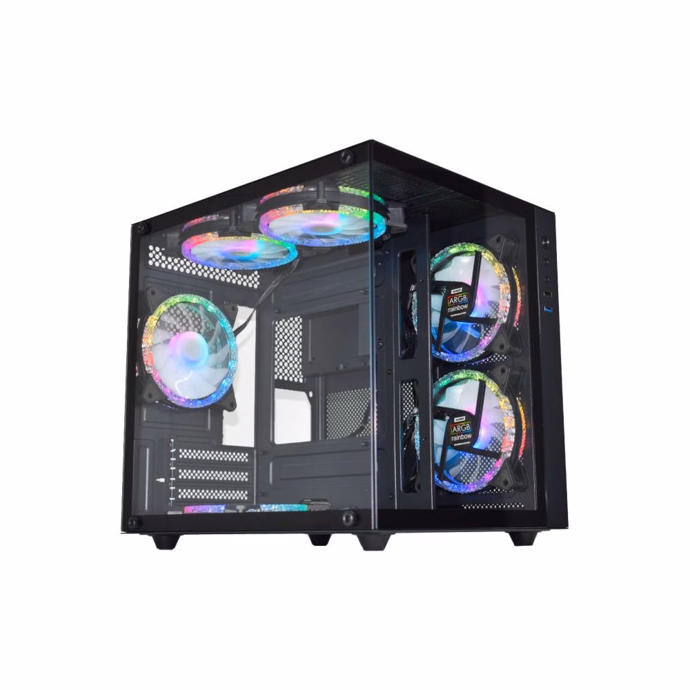 Gabinete Gamer K-Mex Aquário Micro ATX Sem Fonte - CG-02SB