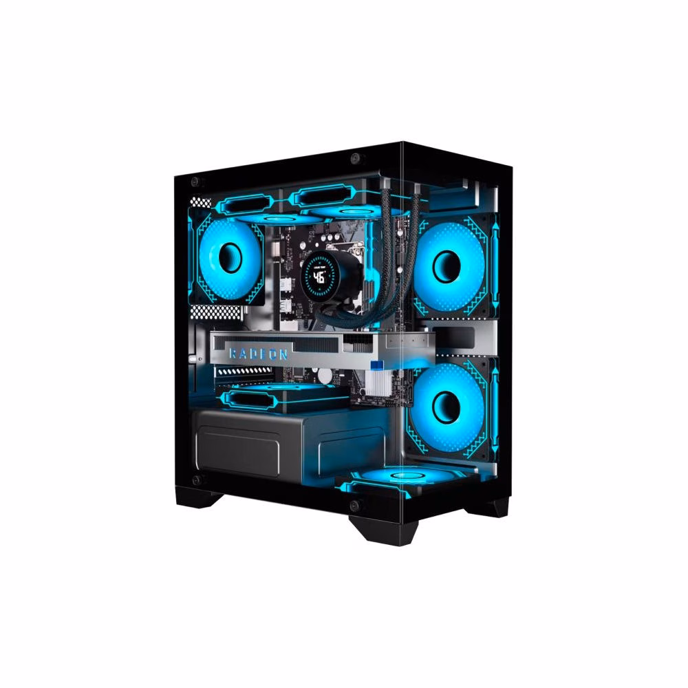 Gabinete Aquário K-Mex Poseidon II, Micro ATX, Sem Fan, Sem Fonte - CG-01F9