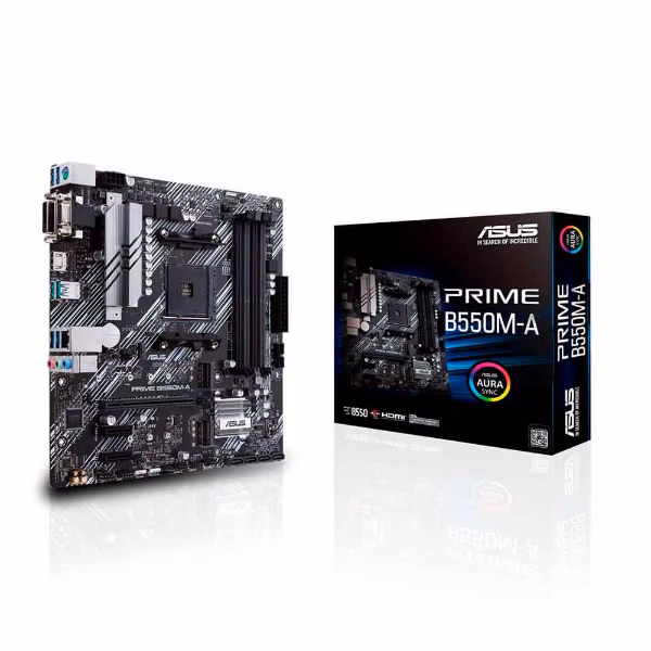 PLACA MAE (AMD) ASUS PRIME B550M-A DDR4 AM4 - Imagem 3