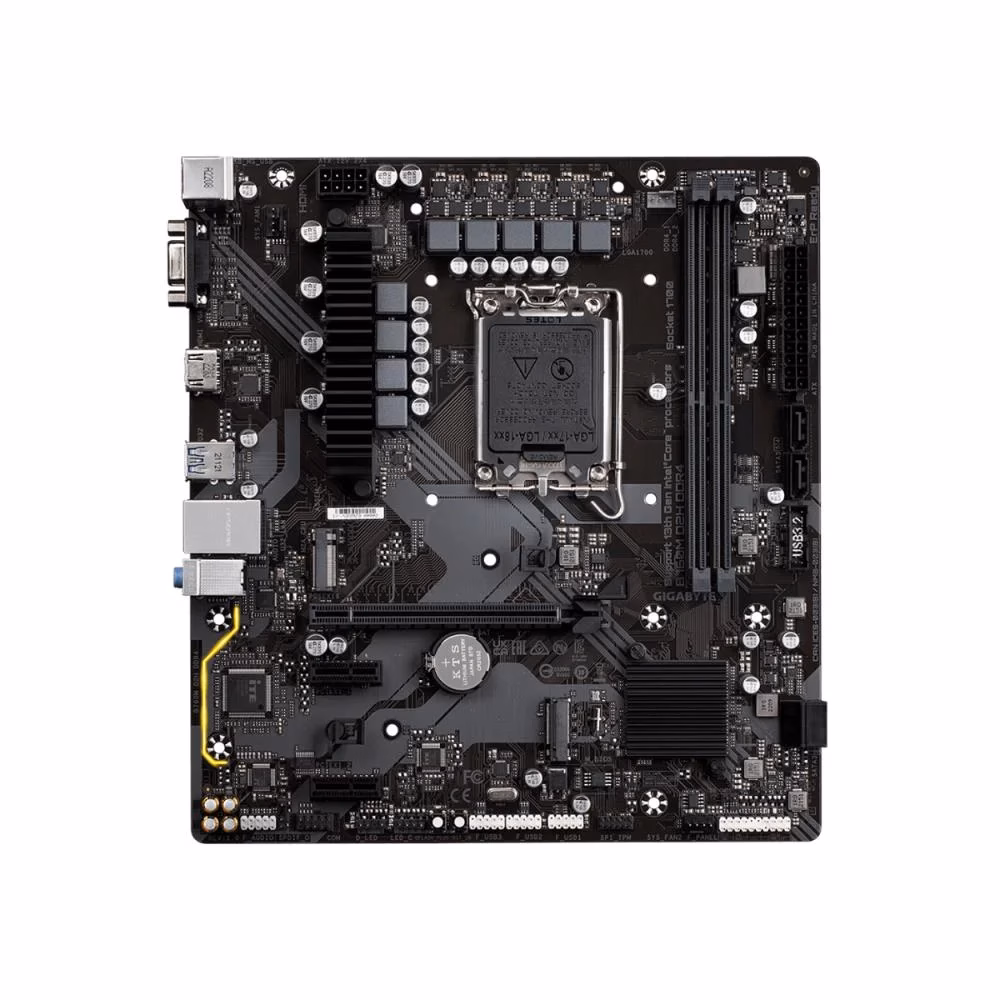 Placa Mãe Gigabyte B760M D2H DDR4, Chipset B760, Intel LGA 1700, M-ATX, DDR4 - Imagem 5
