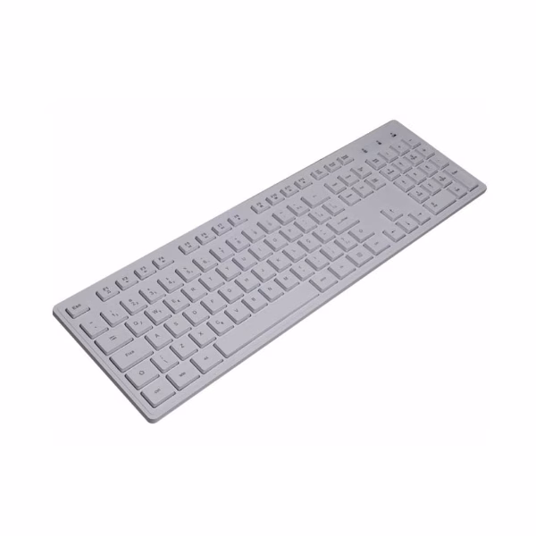 Kit Mouse e Teclado K-Mex Sem Fio Branco - Imagem 2