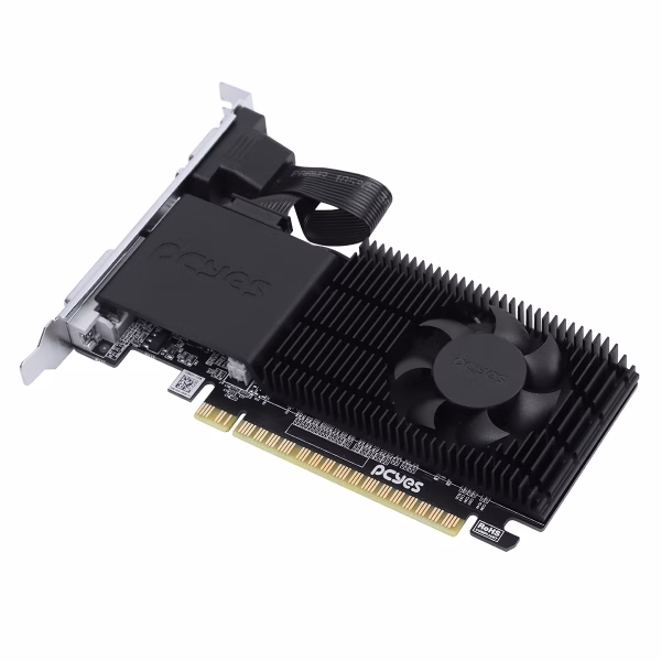 Gpu Nvidia Geforce Gt 710 2Gb Ddr3 64Bits Projeto Edge Lp Pcyes Ppet7102Gblp - Imagem 2