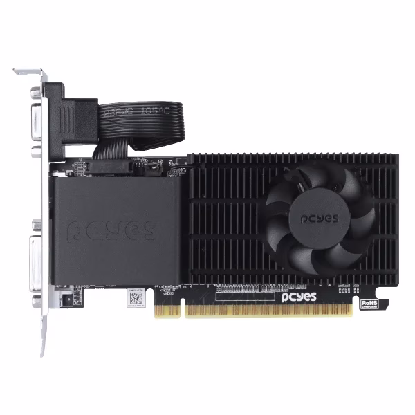 Gpu Nvidia Geforce Gt 710 2Gb Ddr3 64Bits Projeto Edge Lp Pcyes Ppet7102Gblp - Imagem 7