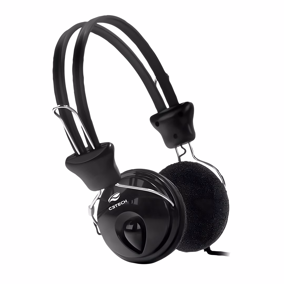 Fone com Microfone USB Tricerix PH-200BK C3Tech - Imagem 2