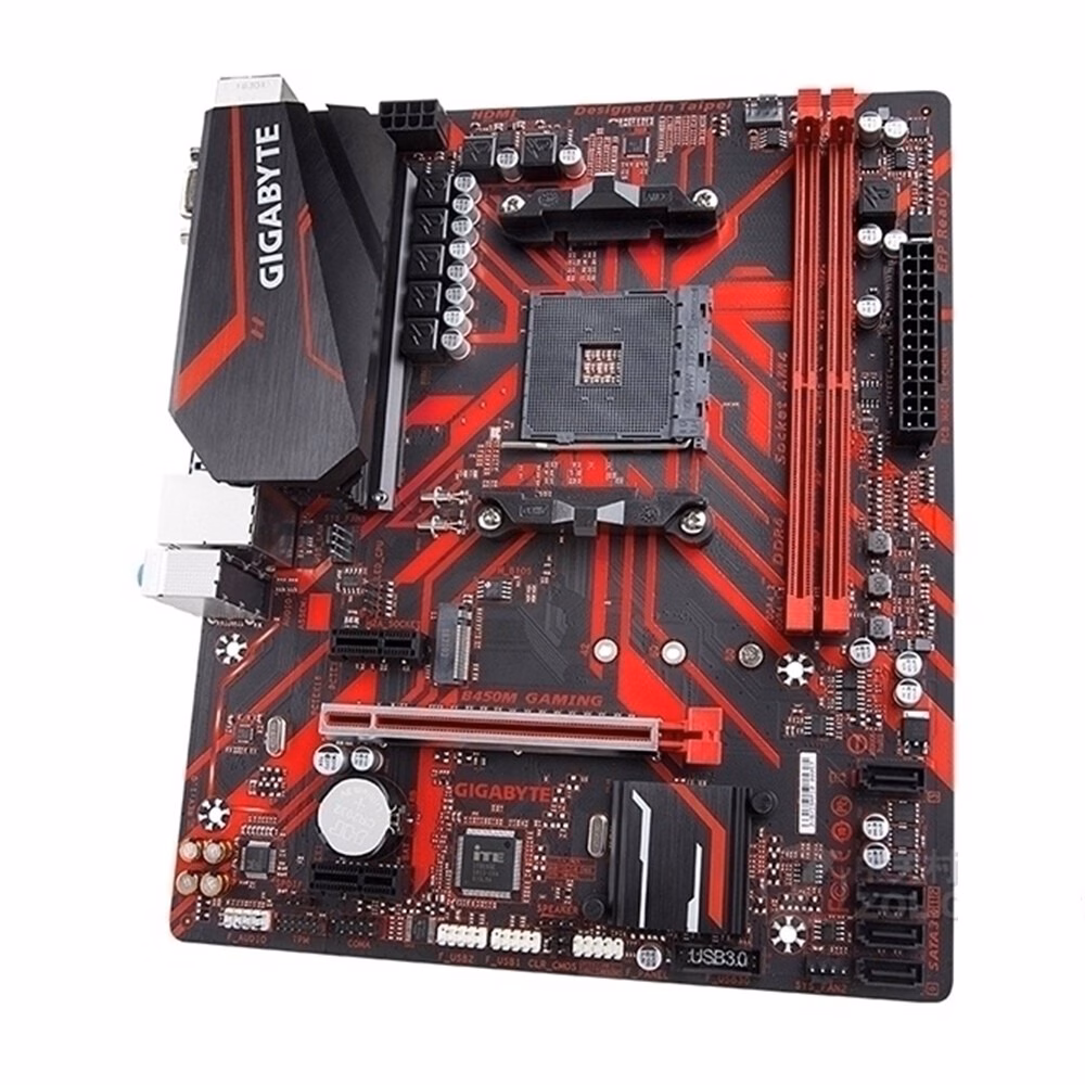 MOTHER BOARD GIGABYTE AM4 B450M GAMING DDR4 - Imagem 2