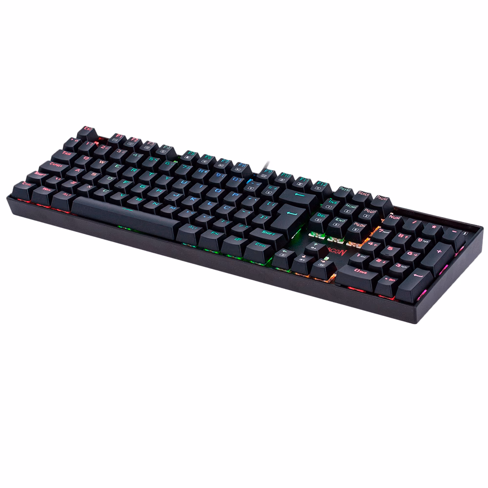 Teclado Com Fio Mecânico Redragon Mitra K551, RGB, Switch Marrom, ABNT2 - K551RGB-1 (PT-BROWN) - Imagem 4
