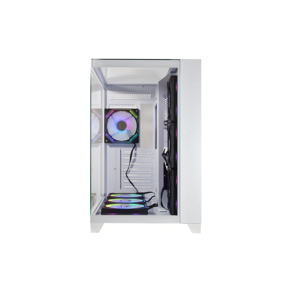 Gabinete Aquário K-Mex Tiger Shark White , ATX, Sem Fan, Sem Fonte