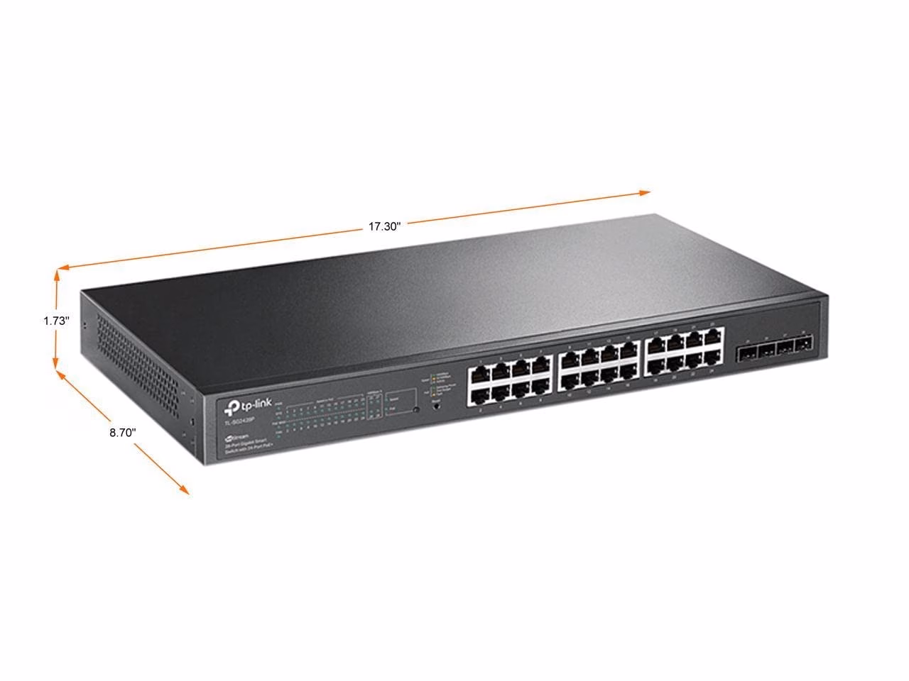 SWITCH SMART TP-LINK TL-SG2428P SMB 24P POE+ 4SFP