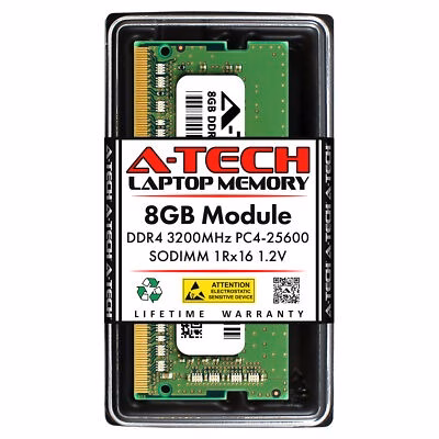 MEMORIA NOTE 8GB DDR4 3200MHZ KINGSTON KVR32S22S6/8