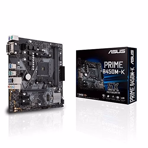 ASUS PRIME A520M‑K Micro‑ATX DDR4 – Placa-mãe AM4 para Ryzen 3000/4000/5000, Slot M.2, HDMI, SafeSlot, Safe Guard, Ideal para PC Gamer e Home Office - Imagem 3
