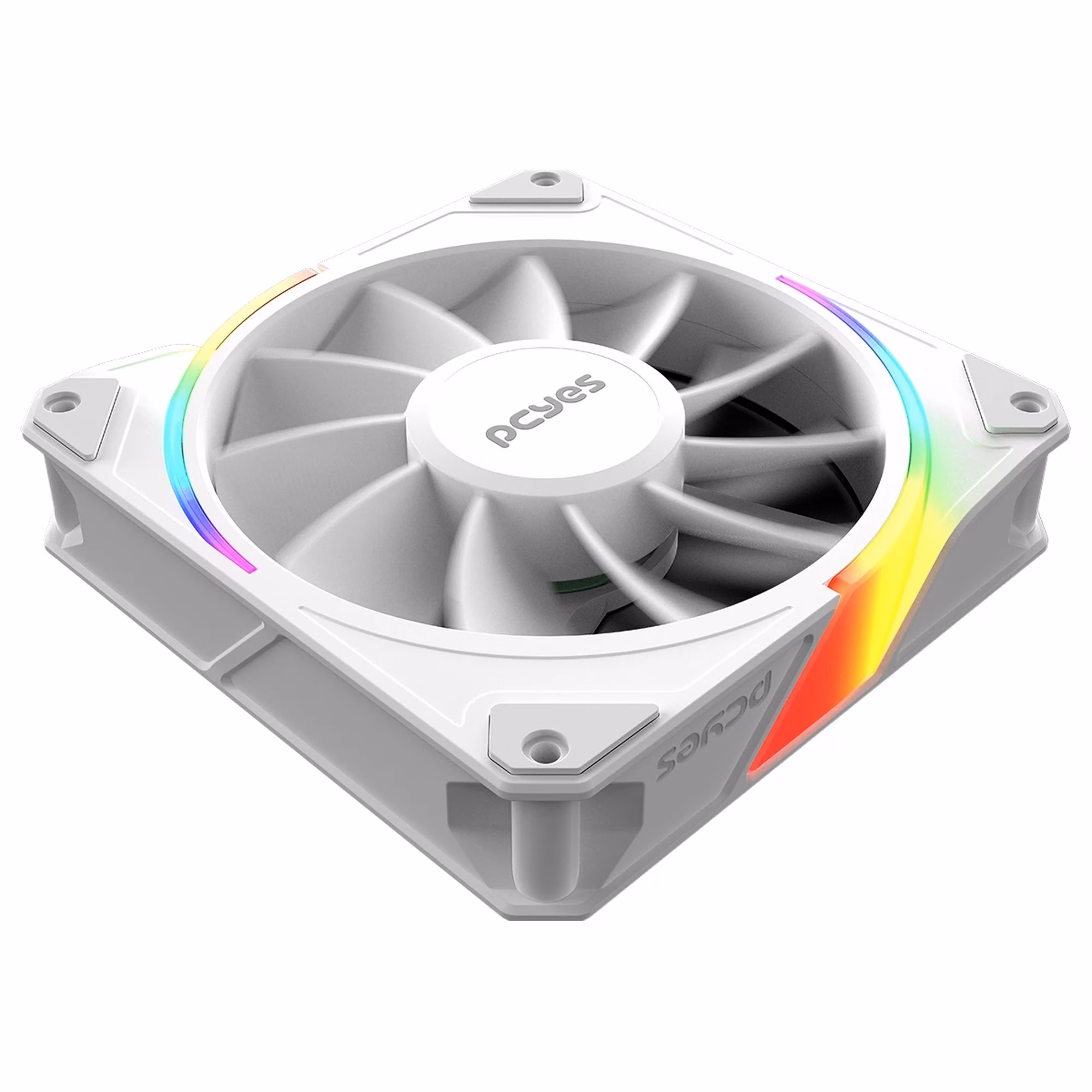 Cooler Para Gabinete PCYes Sangue Frio 3 ARGB White Ghost, Reverse, 120mm, Branco, ARGBSF3WGRVBR - Imagem 2
