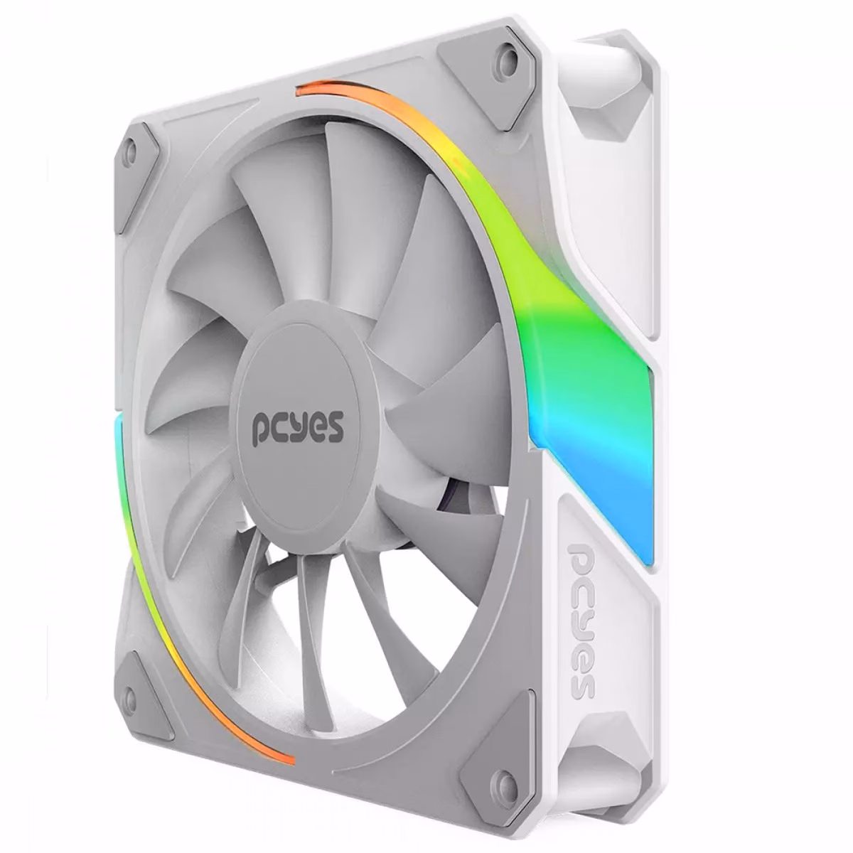 Cooler Para Gabinete PCYes Sangue Frio 3 ARGB White Ghost, Reverse, 120mm, Branco, ARGBSF3WGRVBR - Imagem 3