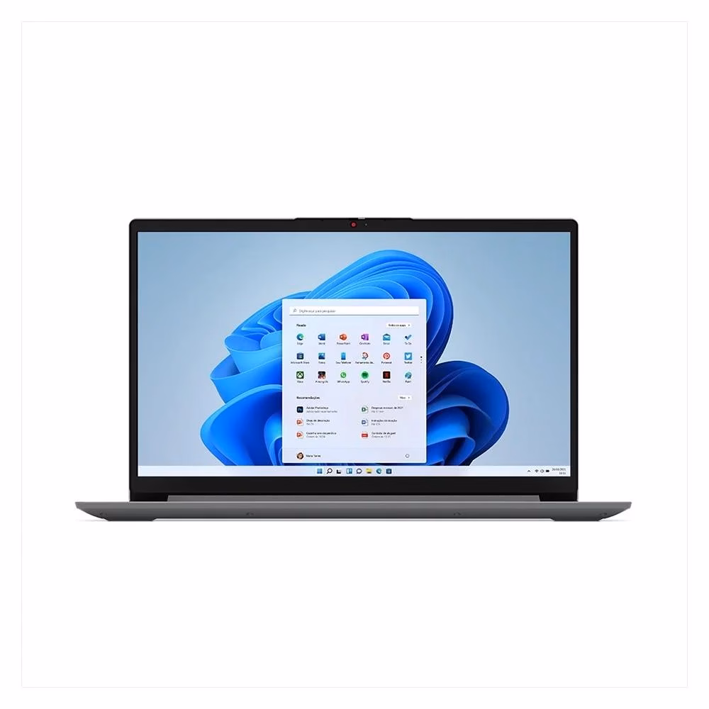 Notebook Lenovo IdeaPad 1i Intel Core i5-1235U, 8GB RAM, SSD 512GB, 15.6" HD, Win 11 Home, Cinza - 82VY000QBR