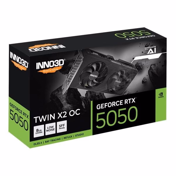 Inno3D GeForce RTX 5050 Twin X2 OC – 8GB GDDR6 - Imagem 2