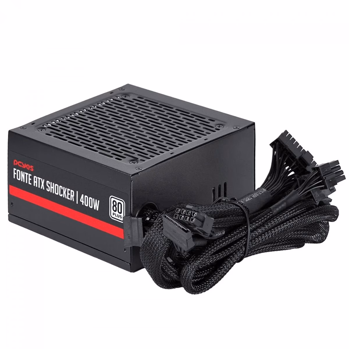 Fonte PCYes Shocker 400W 80 Plus White PF400SHW - Imagem 2