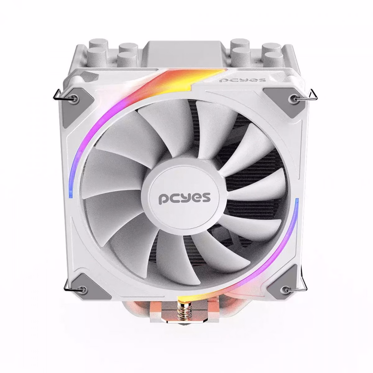Cooler para processador Pcyes Frost Pulse White Ghost ARGB 120 mm (modelo PEFPARGBWG) - Imagem 3