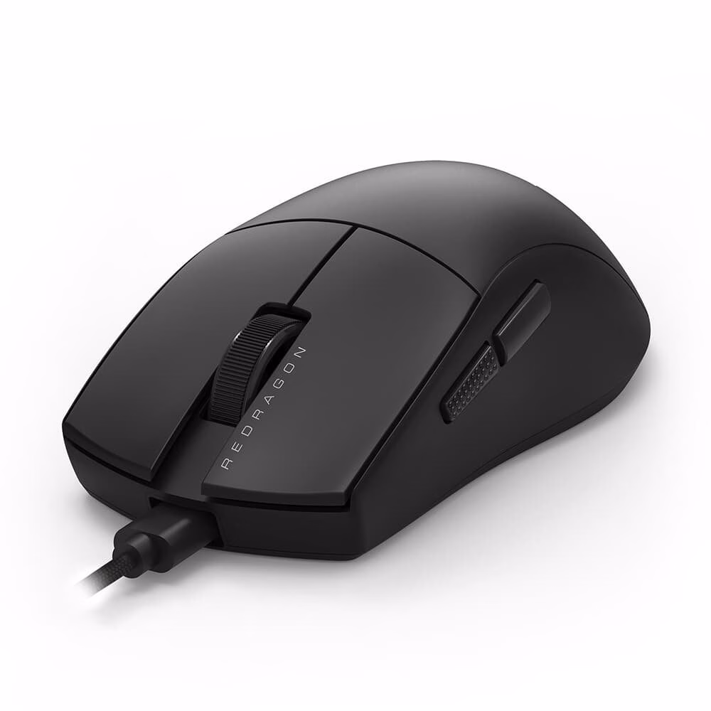 Mouse Gamer Redragon King Lite Preto Sensor PAW3313 10000 DPI