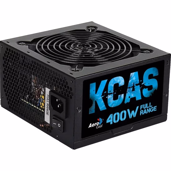 Fonte Gamer ATX Aerocool KCAS 400W 80 Plus Full Range APFC