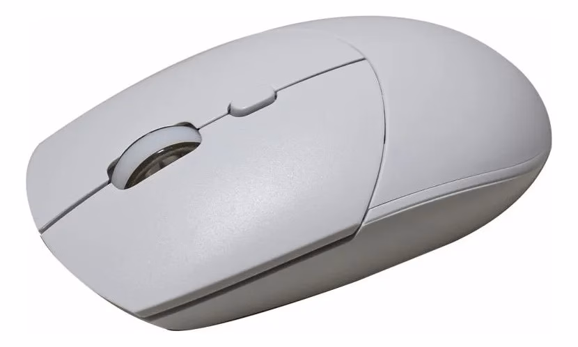 Kit teclado e mouse K-Mex KA60W9+MAA7W7, wireless, mouse 2400 DPI, branco - Imagem 2