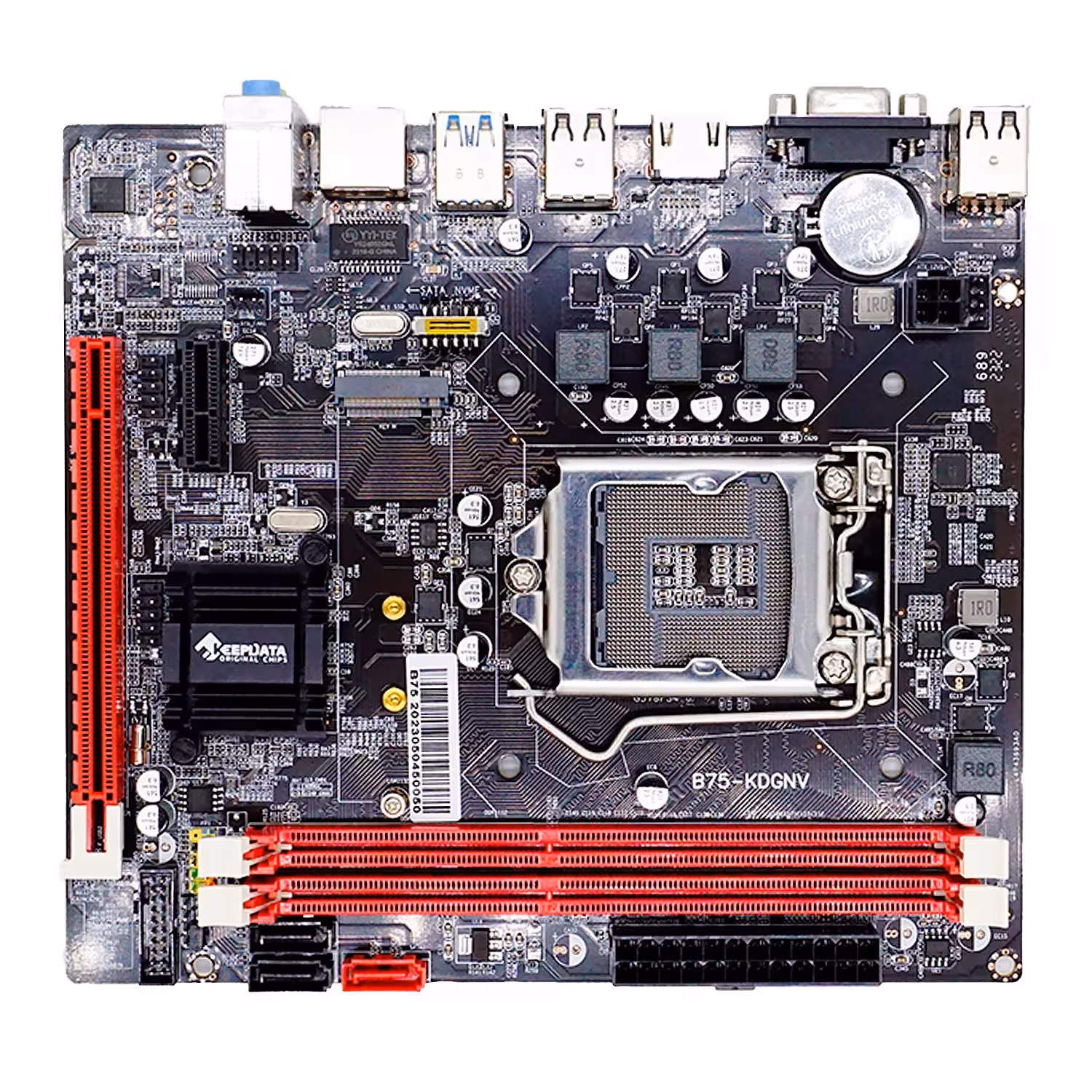 Mb Keepdata B75-kdgnv Lga 1155 Giga/nvme/hdmi - Imagem 3