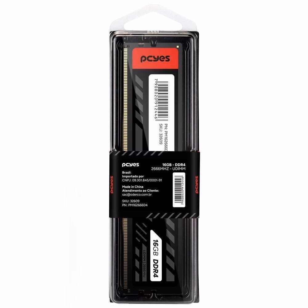 Memória RAM Pcyes UDIMM 4GB DDR4 2666MHz Desktop - Imagem 3