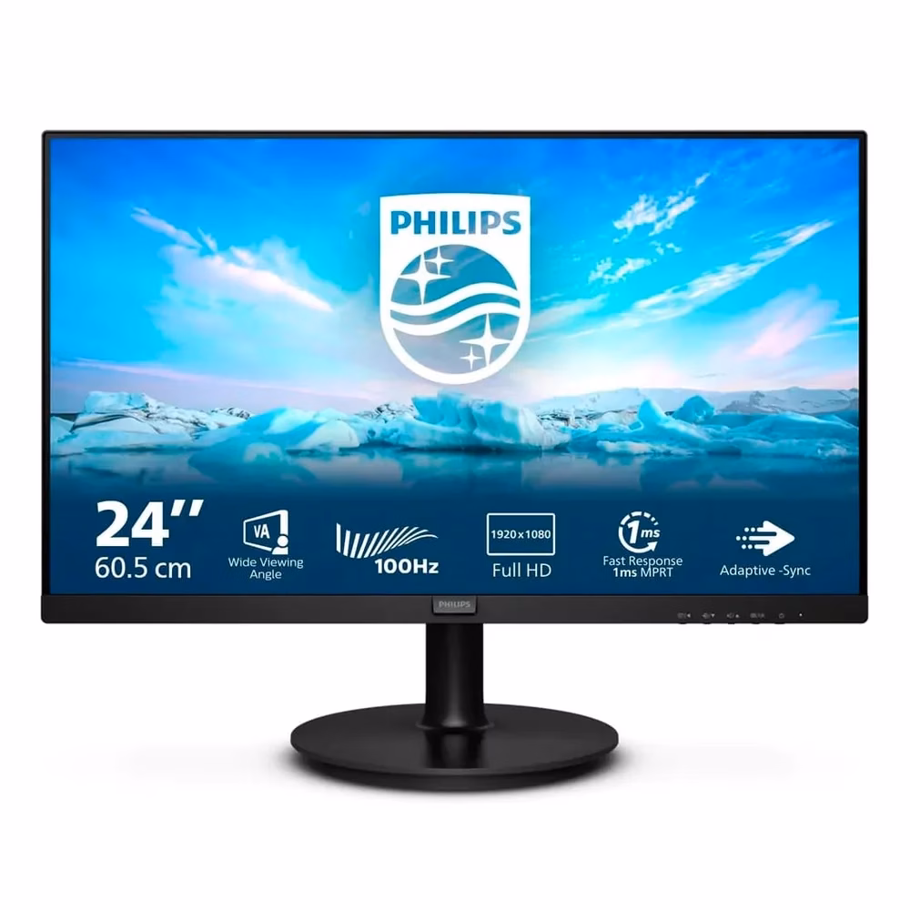 Monitor Gamer Philips 241V8LAB, 23.8 Pol, Full HD, VA, 1ms, 100Hz, HDMI/VGA