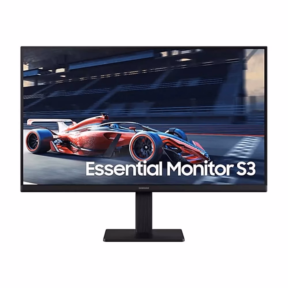 Monitor Gamer Samsung Essential S3 27", FHD, 100Hz, 5ms, IPS, HDMI e VGA, Preto - LS27D300GALMZD